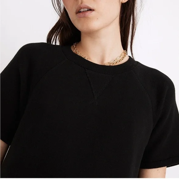 New Madewell MWL Airyterry Sweatshirt Tee Dress - Picture 6 of 10